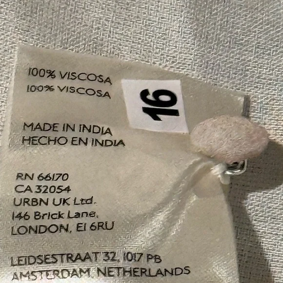 ANTHROPOLOGIE Maeve Sheer Printed Halter Maxi Dress Open Back Size 1X NEW - Picture 12 of 16